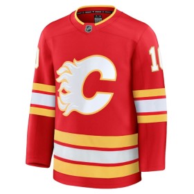 Dresovi Calgary Flames 2024-25 Fanatics Premium Jonathan Huberdeau Domaći Crvena - Muške